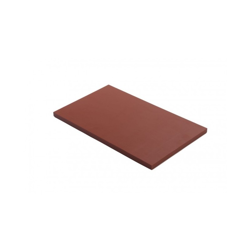 PLANCHE A DECOUPER POLYETHYLENE MARRON 53X32.5X2CM
