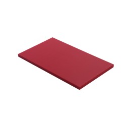 PLANCHE POLYETHYLENE 600X400X20 ROUGE