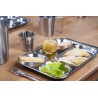 6 Plateaux 5 compartiments inox