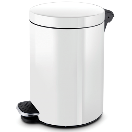 Poubelle inox avec pédale 12L