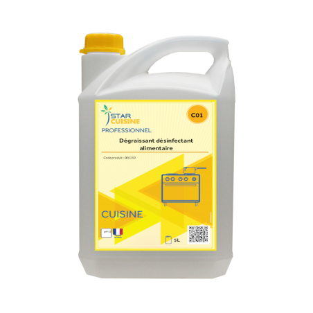 STAR CUISINE DEGRAISSANT+VERUCIDE DESINFECTANT ALIMENTAIRE