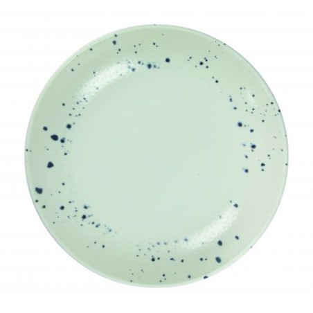 6 ASSIETTES CREUSES 25 CM APHRODITE BLEU & BLANC