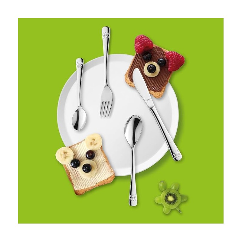 6 FOURCHETTES ENFANT BEAR AMEFA