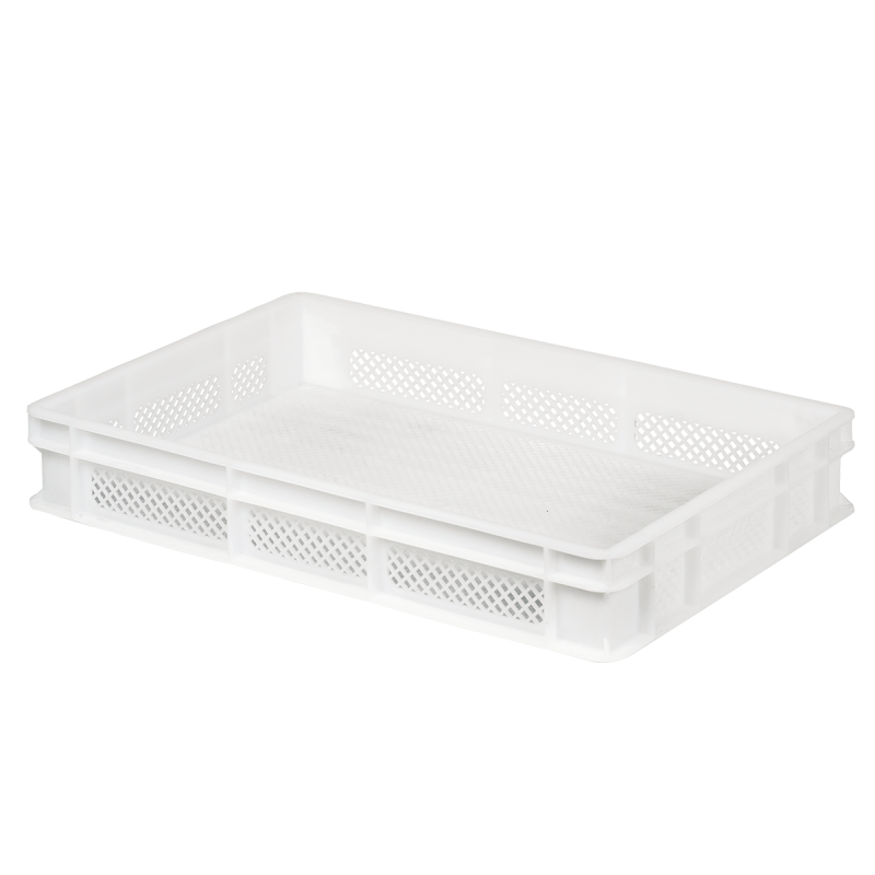 CAISSE FINEMENT AJOUREE 600X400X100 18L BLANC
