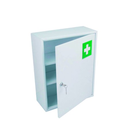 ARMOIRE A PHARMACIE 1PORTE METAL BLANCHE