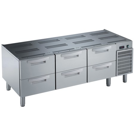SOUBASSEMENT REFRIGERE AVEC 6 TIROIRS 1600MM