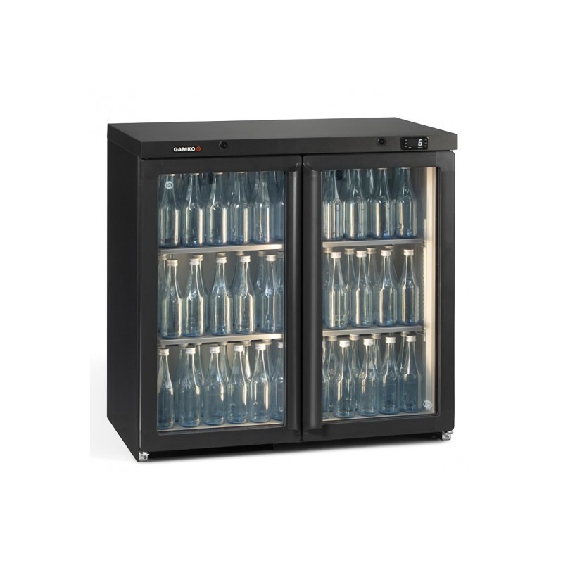 Arrière de bar froid ventilé 225 bouteilles 30cl