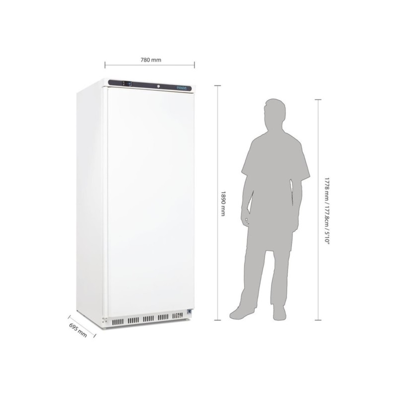 ARMOIRE BLANCHE POSITIVE GN 2/1- 1 PORTE