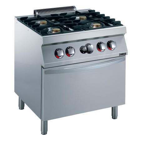 Fourneau gaz 4 feux avec four