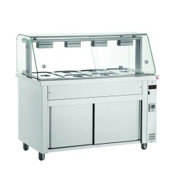 BAIN MARIE SUR PLACARD 4 GN 1/1 INOMAK