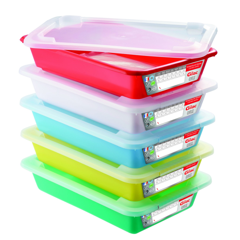 Lot de 5 bacs de prélèvement 3L