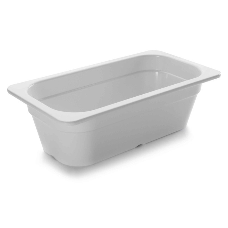 Bac mélamine GN1/3 Blanc