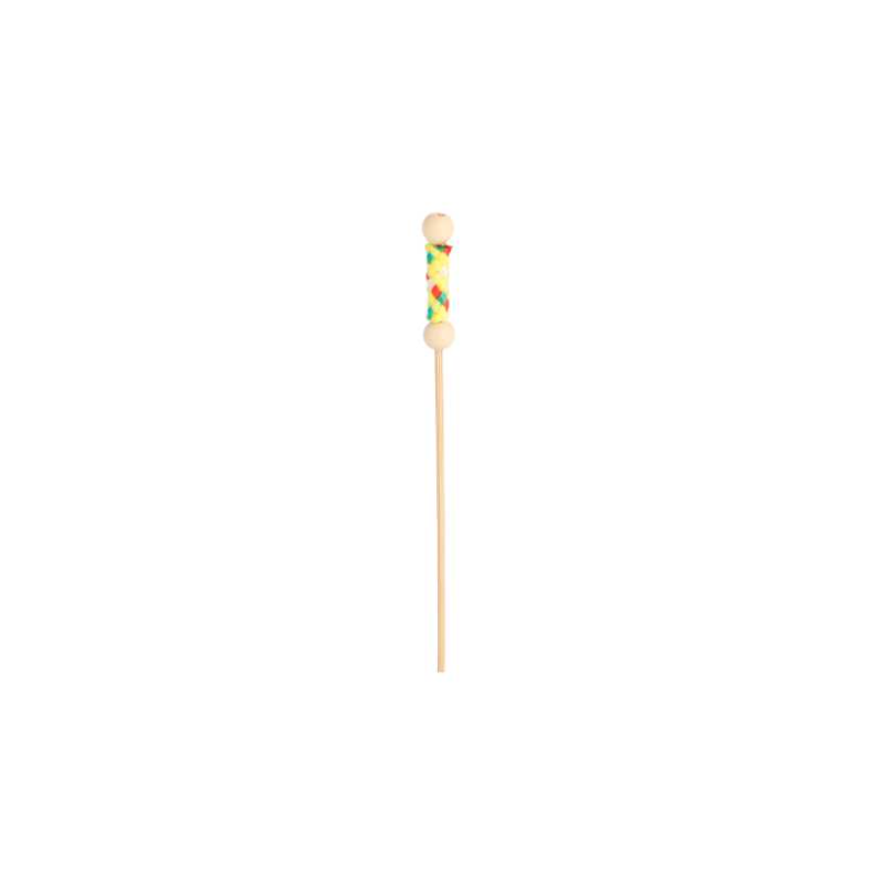 100 PIQUES PERLE 12 CM NATUREL BAMBOU