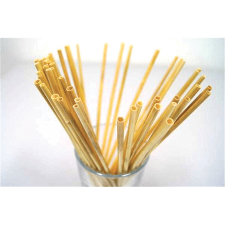 Boîte de 150 pailles roseau 6 mm x 200 mm