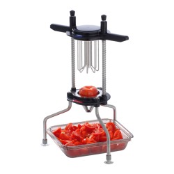 Coupe-tomates inox 6 quartiers