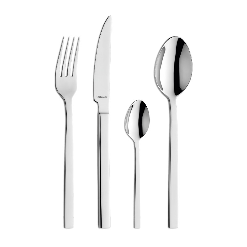 Lot de 12 cuillères de table CUBE