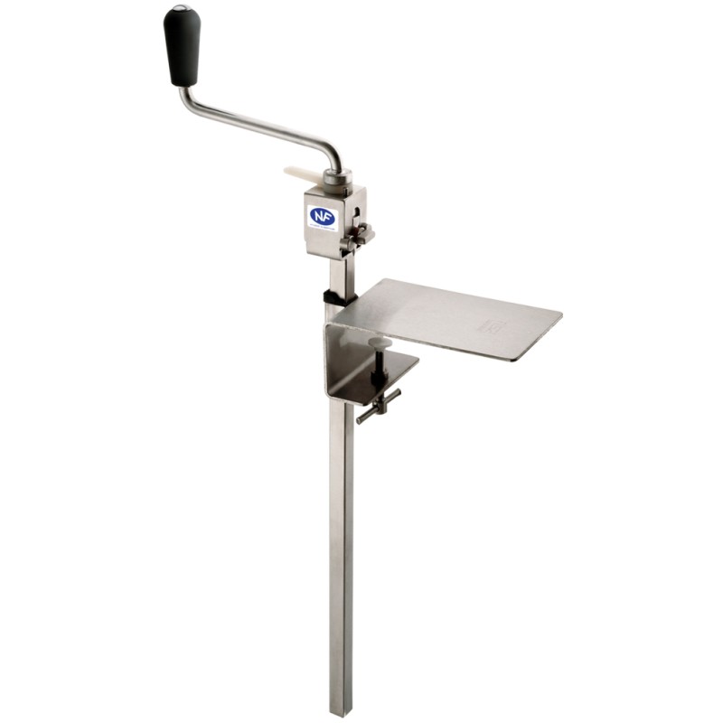 Ouvre-boites manuel - Tête inox - Serre joint