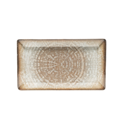 6 ASSIETTES RECTANGULAIRES CRETE 29X17.5CM