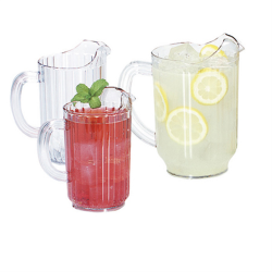 Pichet  1.4L transparent nervuré