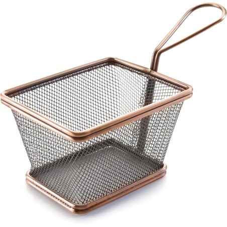 PANIER BRONZE 12X10 CM H 9 CM