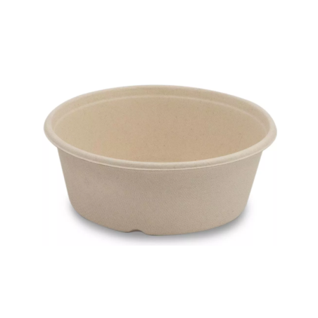 480 BOLS BAGASSE 154X154X56 -600 ML- MARRONS