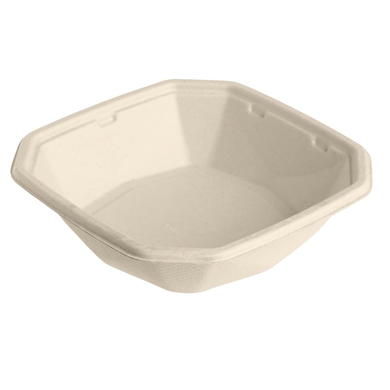 300 BOITES OCTABAGASSE 400 ML 152X152X39MM BAGASSE