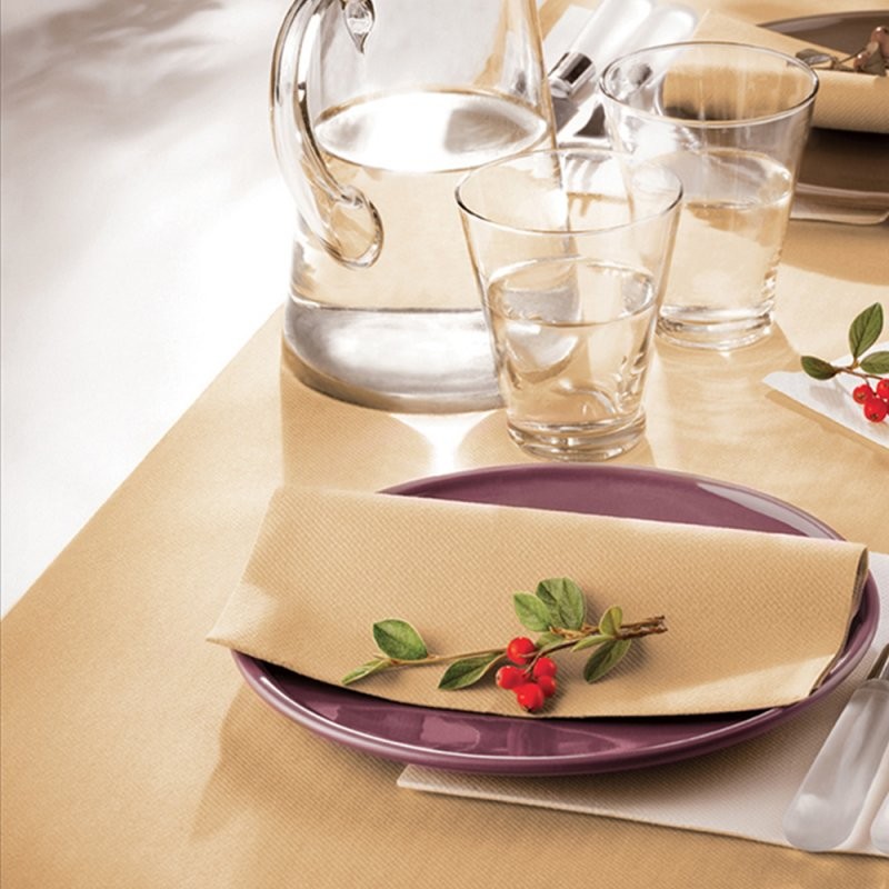 TANGO-250 SETS DE TABLE NON TISSES 30 X 40 CM NOIR