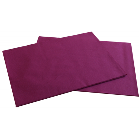 250 Sets de table Tango non tissés couleur bordeaux