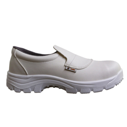 PAIRE DE MOCASSINS BLANCS T 43