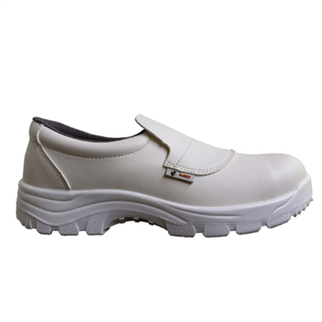 PAIRE DE MOCASSINS BLANCS T45