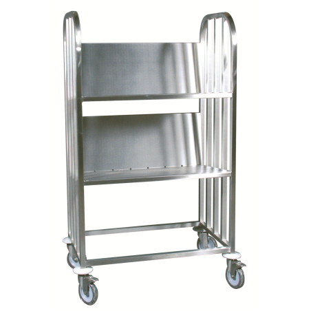 CHARIOT A VAISSELLE 2 NIVEAUX