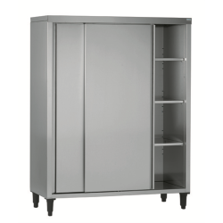 Armoire haute à portes coulissantes