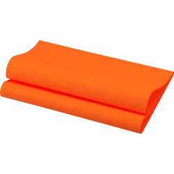SERVIETTES BIO-DUNISOFT 40X40 SUN ORANGE X360