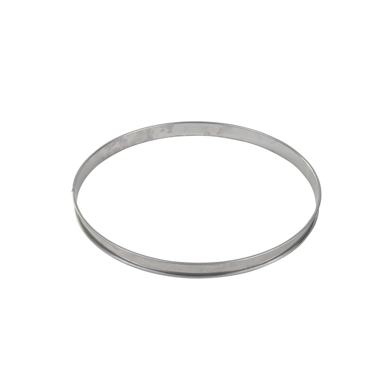 CERCLE À TARTE INOX DIAMÈTRE 240x20 MM