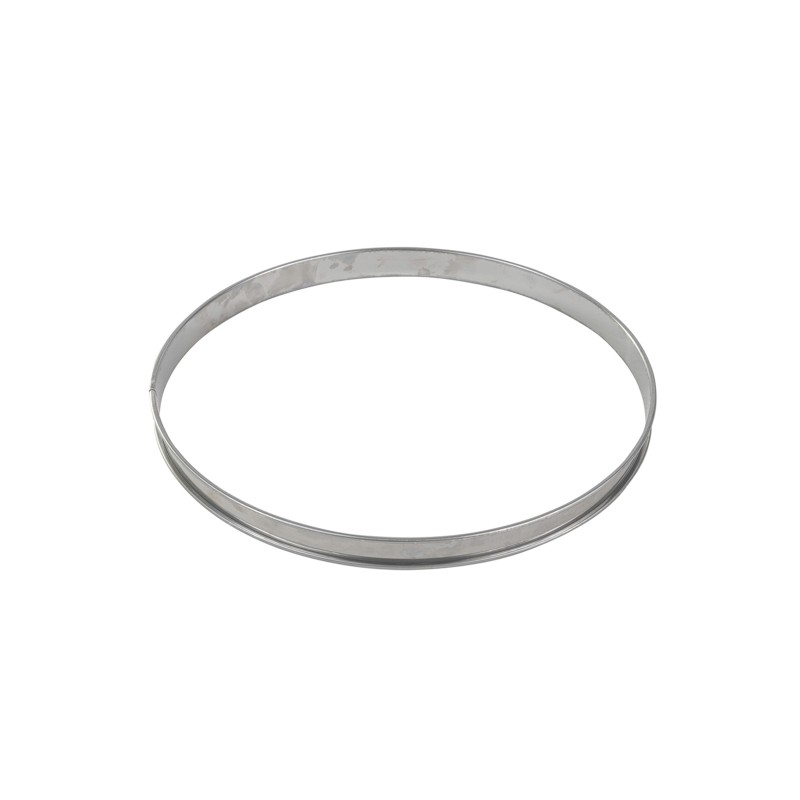 CERCLE À TARTE INOX DIAMÈTRE 240x27 MM