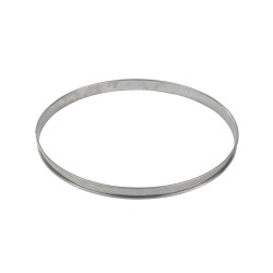 CERCLE À TARTE INOX DIAMÈTRE 280x27 MM