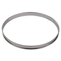 CERCLE À TARTE INOX DIAMÈTRE 320x20 MM
