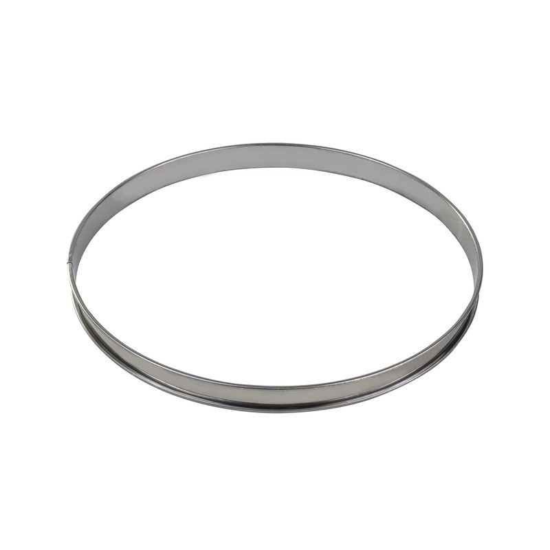 CERCLE À TARTE INOX DIAMÈTRE 320x20 MM