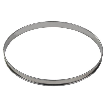 CERCLE À TARTE INOX DIAMÈTRE 320x20 MM