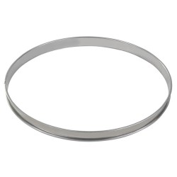 CERCLE À TARTE INOX DIAMÈTRE 320x27 MM