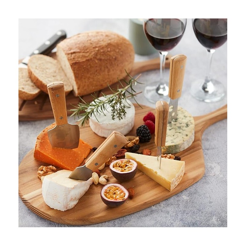 PLANCHE A SERVIR AVEC POIGNEE EN ACACIA 47X25X1.5CM