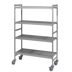 Rayonnage mobile 4 niveaux-6611