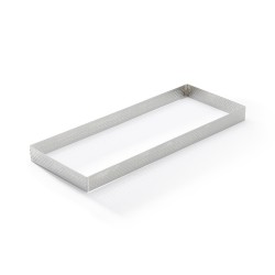 CERCLE RECTANGLE PERFORE 28X11 HT 2CM