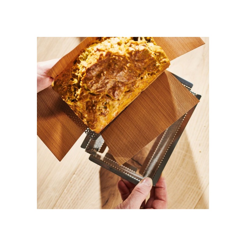 MOULE A CAKE INOX PERFORE FOND DEMONTABLE 15CM