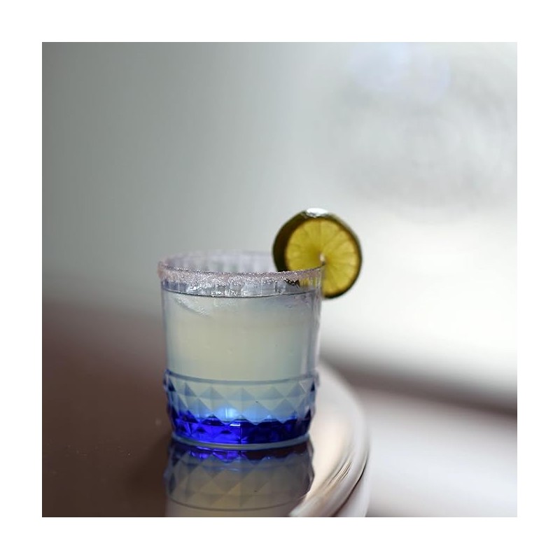 6 VERRES FORME BASSE AMERICA'S 20 37CL BLUE