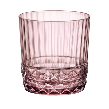 6 VERRES FORME BASSE AMERICA'S 20 37CL ROSE