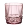 6 VERRES FORME BASSE AMERICA'S 20 37CL ROSE