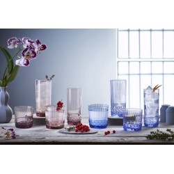 6 VERRES FORME BASSE AMERICA'S 20 37CL ROSE