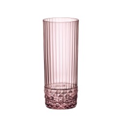 6 VERRES FORME HAUTE AMERICA'20S 40CL LILAS