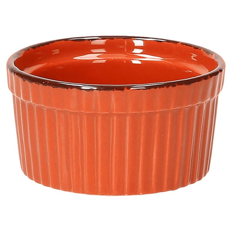 6 RAMEQUINS 9CM VULCANIA VEGGIE ARANCIO